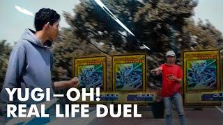 Yugioh Real Life Duel Indonesia! Blue-eyes White Dragon Vs Dark Magician - Short Movie