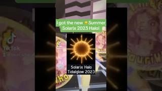 I won the ️Solarix Summer HALO! #royalehigh #roblox