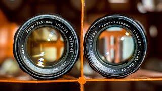 8-element "Killer" vs 7-element 50mm f1.4 Super Takumar Showdown.