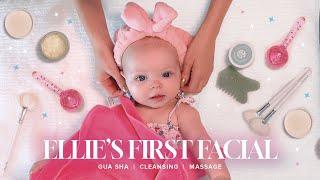 Baby Ellie ASMR Facial | Kay&Tay's Mommy and Me Spa Day