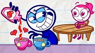 Pencilmate's Favorite Pasta! | Animated Cartoons Characters | Animated Short Films | Pencilmation