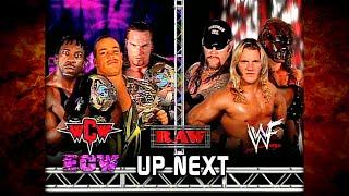 The Undertaker, Kane & Chris Jericho vs Rob Van Dam, Booker T & Test 6 Man Tag Match 10/1/01