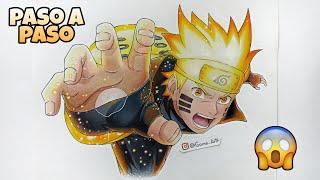 Como dibujar a NARUTO Modo Sabio de los 6 caminos Paso a Paso | How to draw Naruto Six Paths