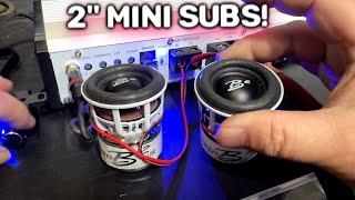 These 2" Mini Subs  are the smallest I've ever seen. Unboxed, powered up and SENT 