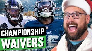 Week 17 Waivers + Christmas Football Preview! | Fantasy Football 2024 - Ep. 1703