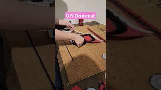 DIY Doormat workshop. Amazing mama's night out! #diy #diycrafts #diydoormat #welcomemat