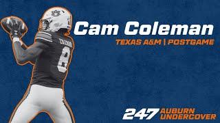 Auburn WR Cam Coleman | Texas A&M win