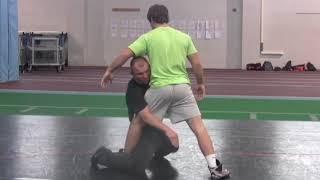 Inside Trip to the Underhook Side - Cary Kolat Wrestling Moves