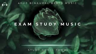 Exam Study Music - 60Hz Gamma Binaural Beats, Brainwave Music for Improved Memory