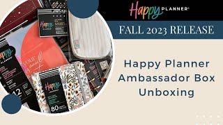 Fall 2023 Happy Planner Release Ambassador Unboxing