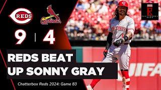 Cincinnati Reds CRUSH Sonny Gray and St. Louis Cardinals in 9-4 Win | Chatterbox Reds | Game 83