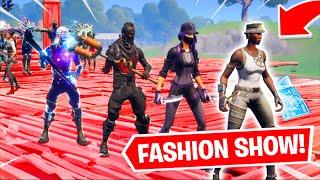 Fortnite | Fashion Show! Skin Competition! *MOST DRIP* & EMOTES WINS! [6/8]