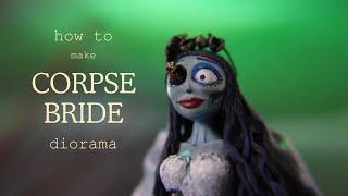 Corpse Bride Diorama | Polymer Clay | Halloween | DIY