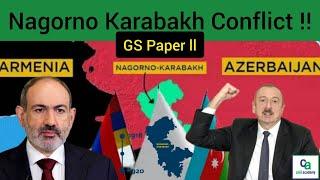 Nagorno Karabakh Conflict | Armenia - Azerbaijan war | #Upsc GS Paper 2