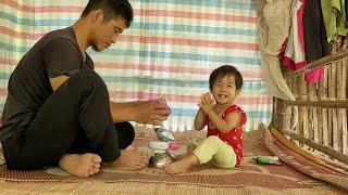 Father takes care of daughter, mother is seriously ill, what will life be like in the future?