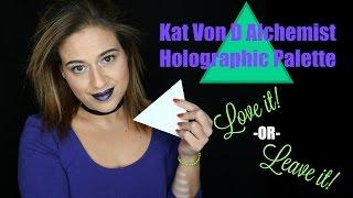 Kat Von D Alchemist Holographic Palette | Review, Unboxing, and Demo | PersonalBeautyLab