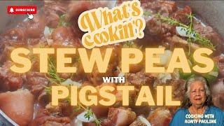 TRADITIONAL JAMAICAN STEW PEAS must have PIGSTAIL !