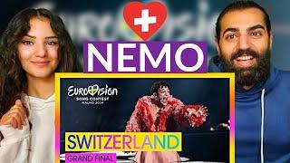 Reacting to Nemo - The Code (LIVE) | Switzerland | Grand Final | Eurovision 2024