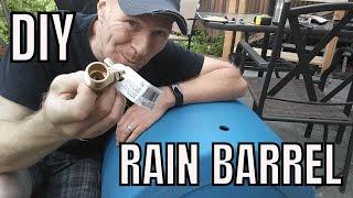 How to Make an Inexpensive, DIY Rain Barrel – Karl’s Food Forest Garden: S01E105