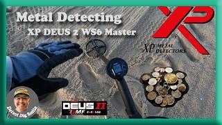 Metal Detecting Ocean City XP DEUS 2 WS6 Master is on fire