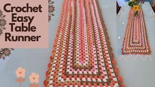 Crochet Easy Table Runner