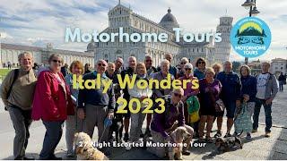 Italy Wonders Escorted Motorhome Tour 2023