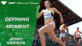 Jenny Simpson talks about switching from steeplechase to 1500m - IAAF Diamond League