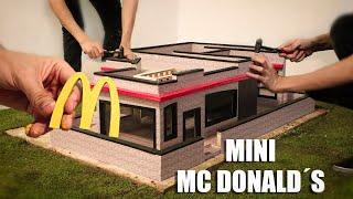 HOW TO MAKE  Mc Donald's mini DRIVE THRU--Cómo hacer un mc donald's
