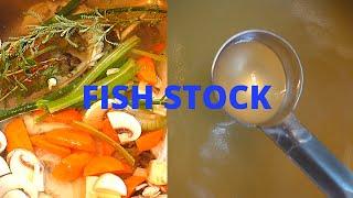 How to make Fish Stock (Fumet) like a pro!