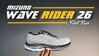 Mizuno Wave Rider 26 (First Run) - Akhirnya Kesampaian Nyobain Sepatu Buat Segala Kasta Pelari Ini