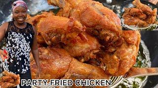 How To Make & Fry Chicken | Perfect Way To Season & Fry Chicken | Ghana Party Style Fry Chicken |