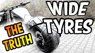 Are Wide Tyres Better On A Motorcycle?