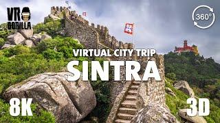 Sintra, Portugal Guided Tour in 360 VR (short)- Virtual City Trip - 8K Stereoscopic 360 Video