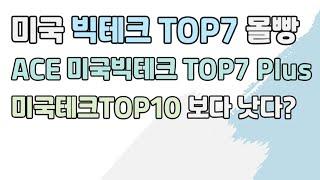 매그니피센트7에 집중투자하는 ACE 미국빅테크 TOP7 Plus, TIGER 미국테크TOP10의 강력한 경쟁 ETF 등장!