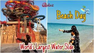 First Time Beach ️World’s Largest Waterpark gaye| Tabuit kharab ho gai 