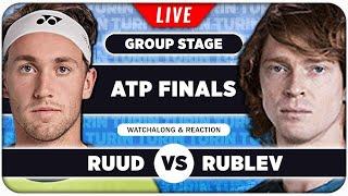 RUUD vs RUBLEV • ATP Finals 2024 • LIVE Tennis Watchalong Stream