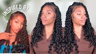 EASY JUMBO TWIST ON SHORT NATURAL HAIR - SHANESSA INSPIRED