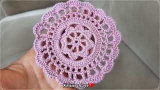 GORGEOUS Easy Crochet Pattern Border Napkin Runner and Shawl Lace Tutorial