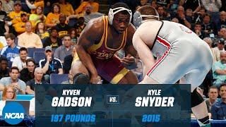 Kyven Gadson vs. Kyle Snyder: 2015 NCAA title match (197 lbs.)
