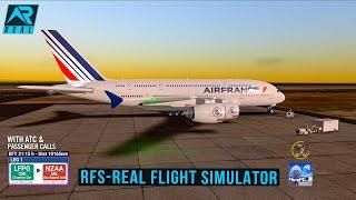 RFS - Real Flight Simulator- Paris to Auckland ||Full Flight||Airbus A380||Air France||FullHD