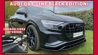 Audi Q8 S-line Black Edition MODS! - Changing interior to CARBON FIBRE - Hydro Dipping Carbon Fibre