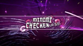 Minimichecker - only og's remember this song x)