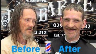 Man’s haircut and beard trim transformation #tutorial #learning #menshair #clippercut #cardiff #hair