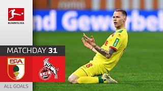 5-Goal Thriller! Big Points for Köln | FC Augsburg - Köln | 2-3 | All Goals | MD 31 – Bundesliga