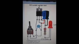 Tester for fet and Igbt (Hobby electronic circuits)