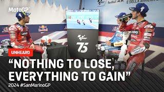 The Top 3 react and analyse their strategies!  | 2024 #SanMarinoGP UNHEARD