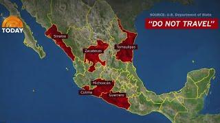 Warning issued for travel to Mexico