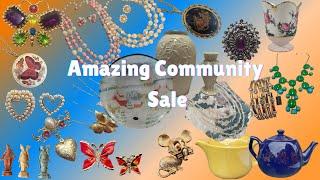 Amazing Community Sale - Multi-Seller- Collectibles, Jewelry, Art Glass, Vintage Holiday, Christmas