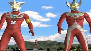Ultraman Leo & Taro - TAG Battle Mode Play ウルトラマン FE3