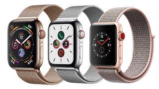 Gold vs Silver vs Rose Gold vs Black; Apple Watch Series 7, Series 6, Series 4 and Series 3 compared